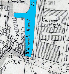 Site of Whichellos Wharf 1901